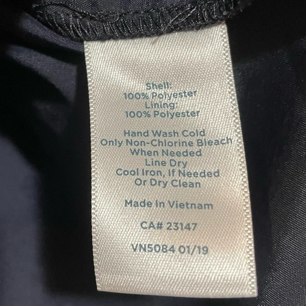 RSVP By Talbots Medallion Lace A-Line Navy Blue Dress Sz 16WP Wedding Formal EUC - Picture 7 of 10